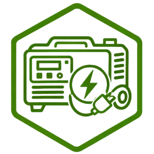 Green Generator Power Badge